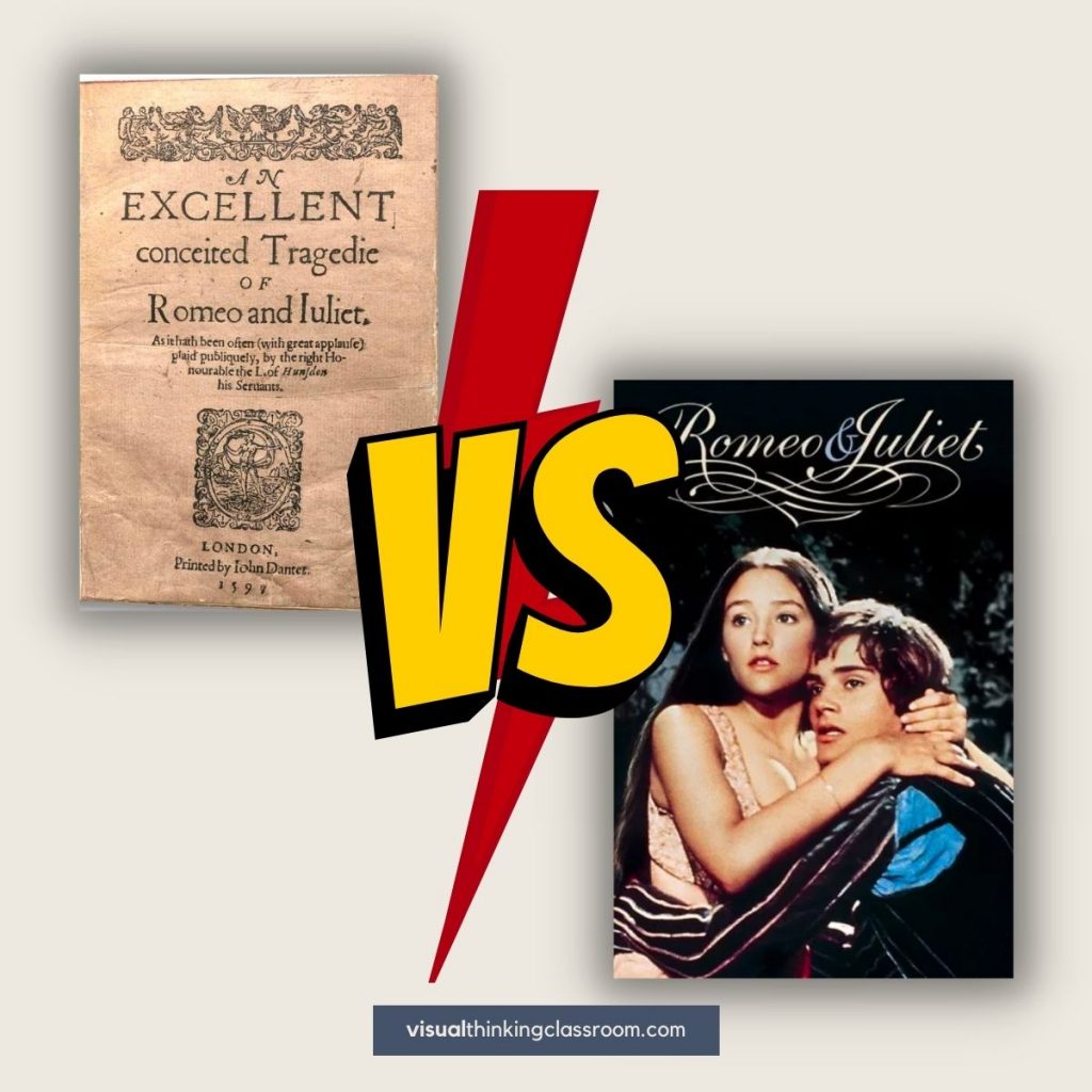 Romeo and Juliet 1968 movie compared to the original Shakespeare play