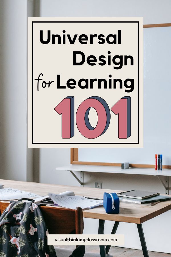 universal design for learning tips for teachers teaching in a high school classroom
