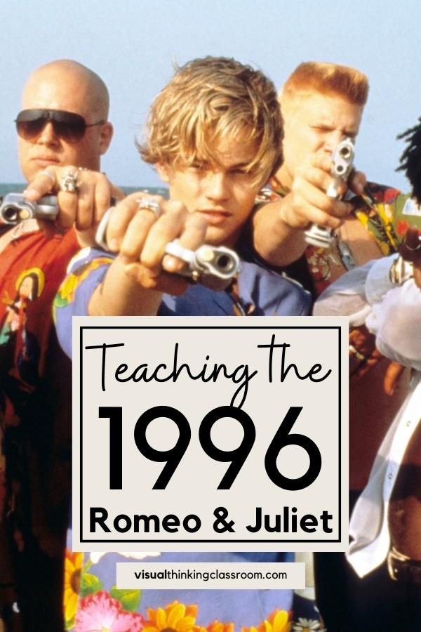 Romeo and Juliet 1996 movie guide for teachers who are showing the film in their english classroom.